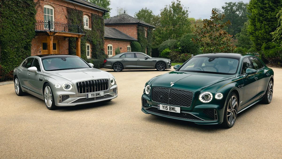 Bentley celebrates 60 years of four-door saloons with three special Flying Spurs