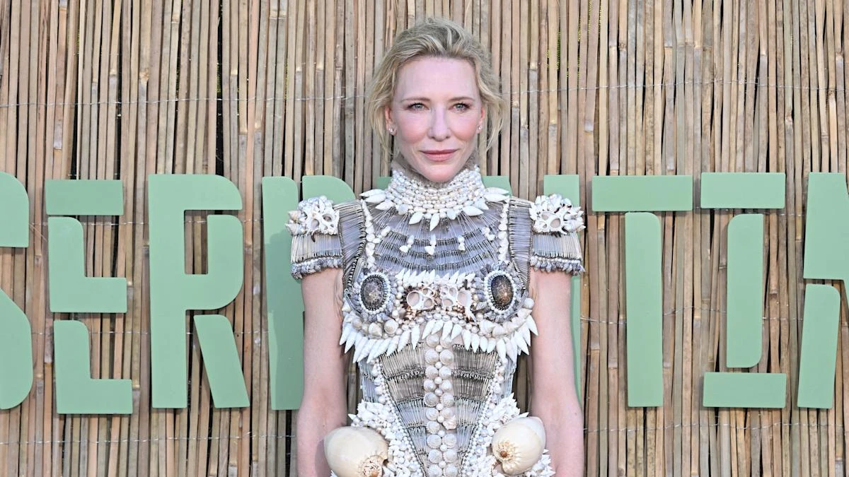 In Pictures: Cate Blanchett’s shell-themed dress warms the cockles at Serpentine