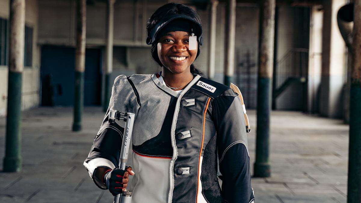 Pregnant target shooter Ruth Mwandumba confident she can block out distractions