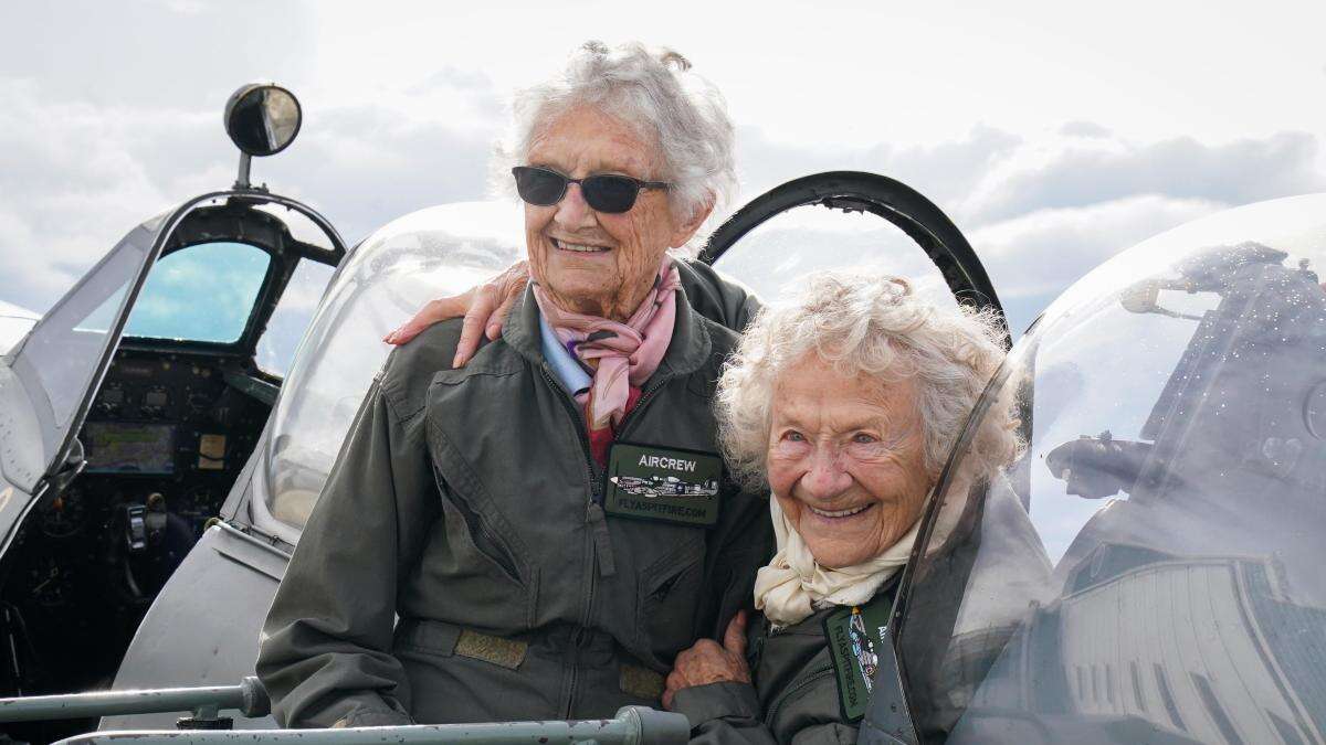 Second World War veterans celebrate their 100th birthdays with Spitfire flights