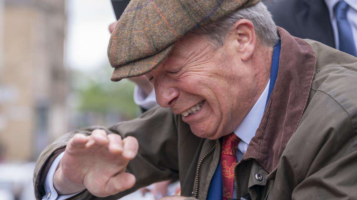 Man to be sentenced for throwing objects at Nigel Farage during election