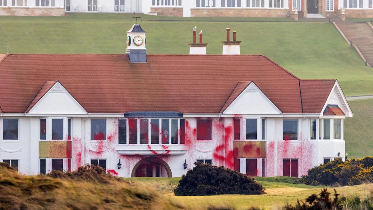 Police make further arrest following damage to Donald Trump’s golf course