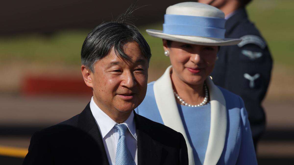 Emperor Naruhito and Empress Masako of Japan arrive in UK ahead of state visit