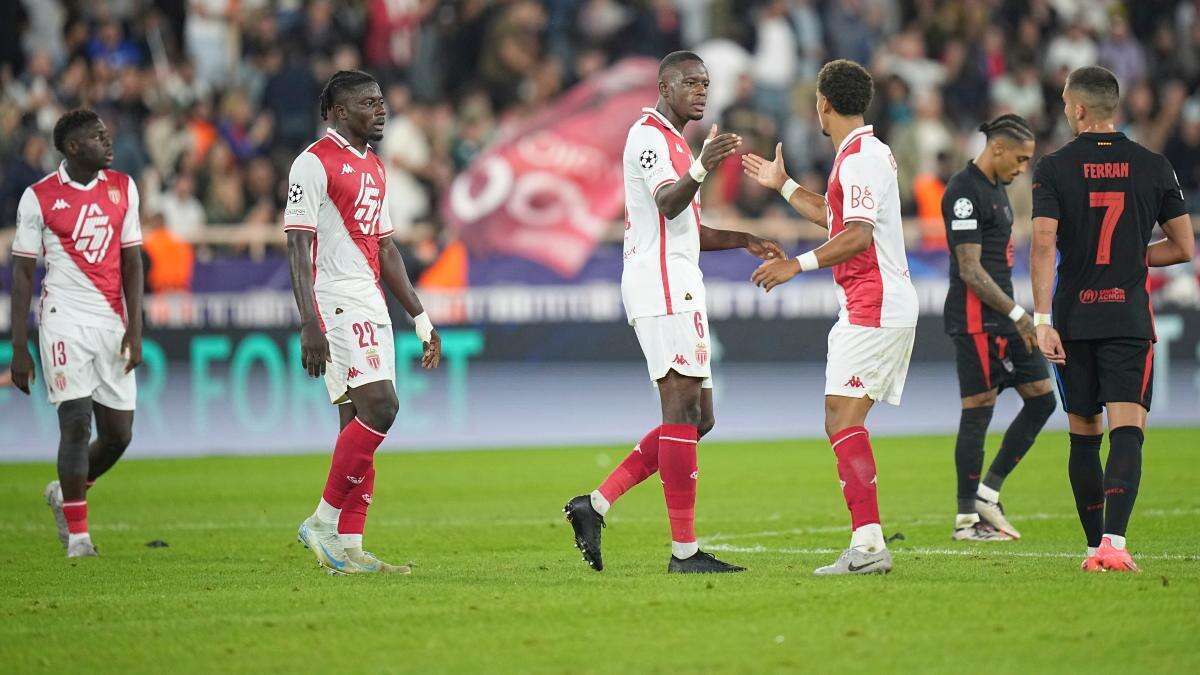 Monaco shock Barcelona as Bayer Leverkusen thrash PSV on Champions League return