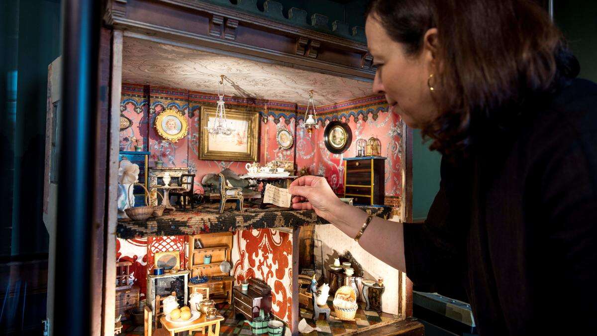 Beatrix Potter doll’s house back on display after 300 hours of conservation work