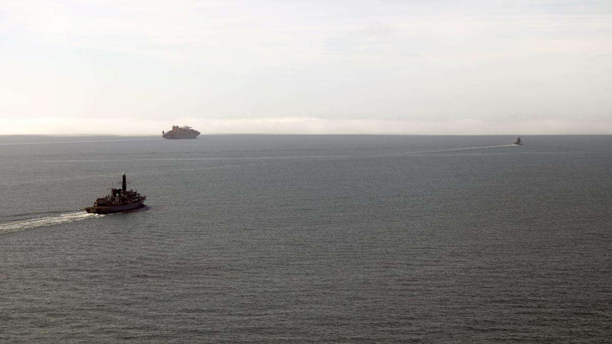 Royal Navy warship shadows Russian vessel through UK waters