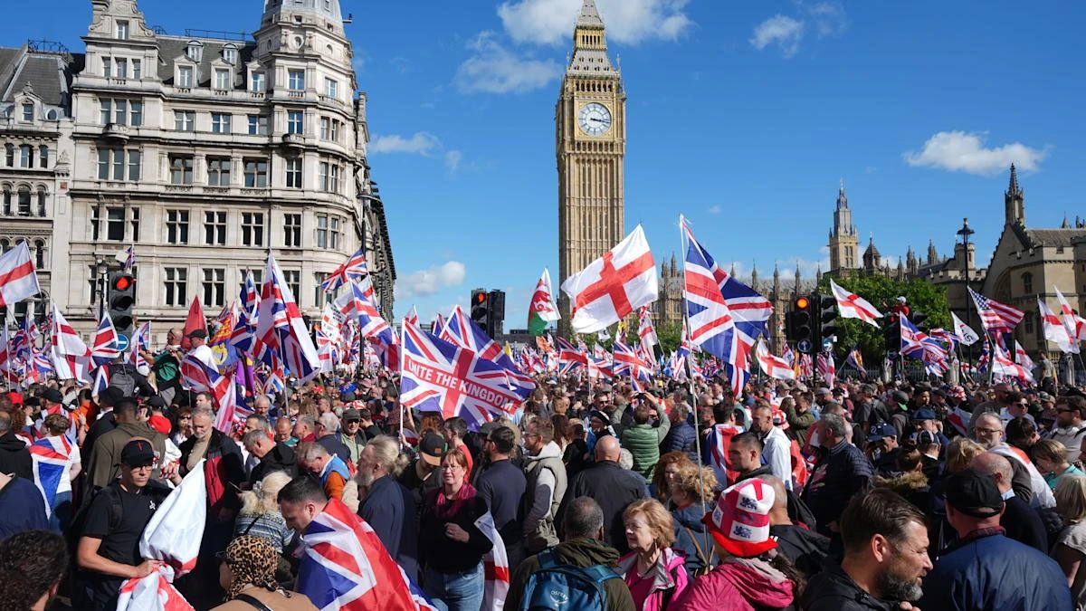 Dozens of anti-Muslim hate reports after Unite the Kingdom rally, charity says