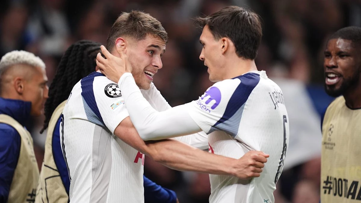 Micky van de Ven stunner lights up Tottenham’s Champions League victory