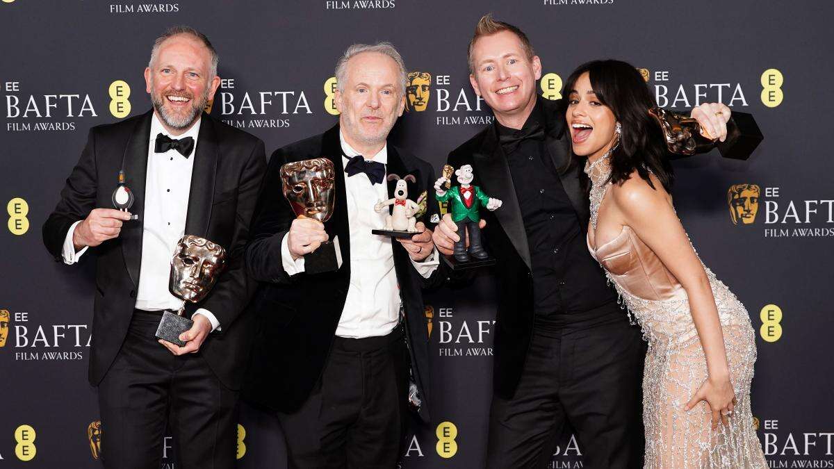 Team behind Wallace And Gromit picks up two Bafta awards for Vengeance Most Fowl