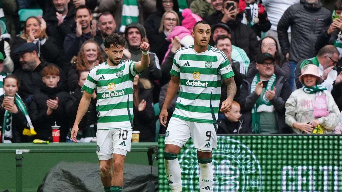 Nicolas Kuhn inspires Celtic to quarter-final victory over impressive Falkirk