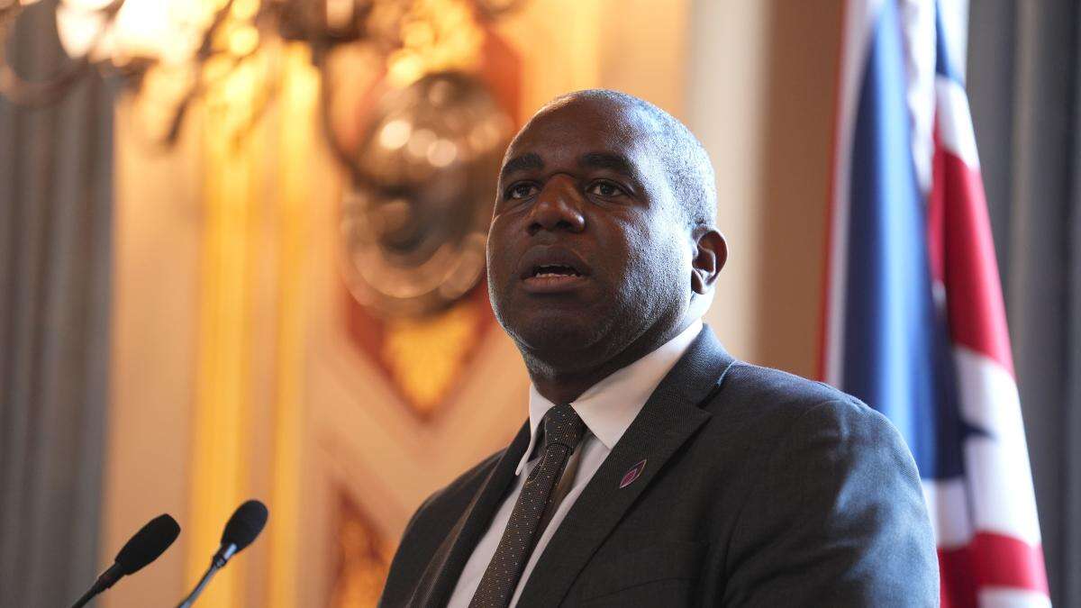 Lammy in Kyiv as UK announces £55 million to bolster Ukraine’s resilience