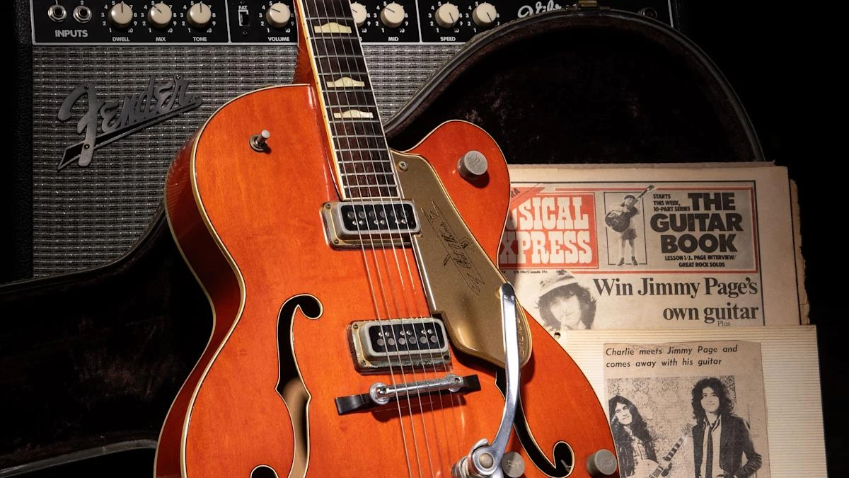 Led Zeppelin guitar given away for free could sell for £50,000 at auction