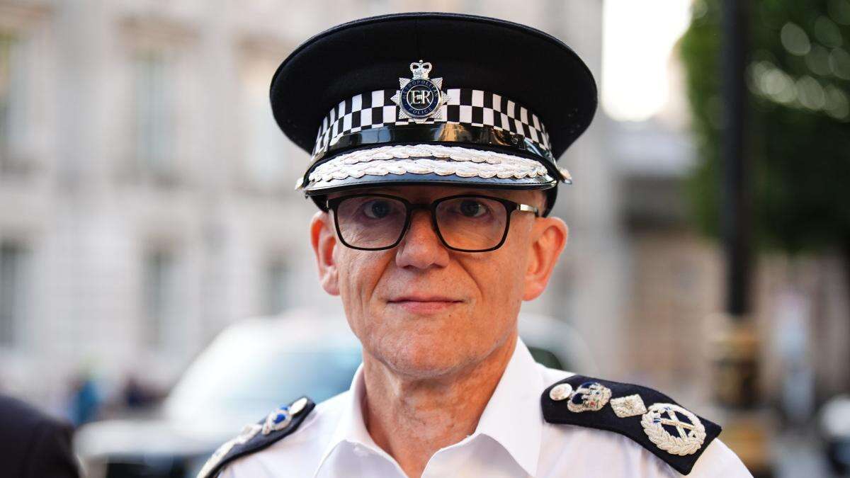 ‘Absurd’ Met Police cannot sack officers not fit to hold vetting – commissioner