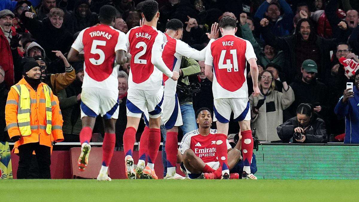 Arsenal humble Manchester City with five-star rout of Pep Guardiola’s side