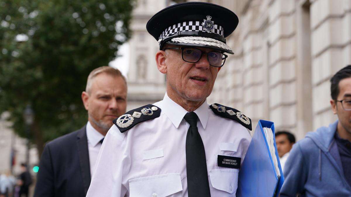 Growing crisis in police officers’ confidence to act, Met chief warns