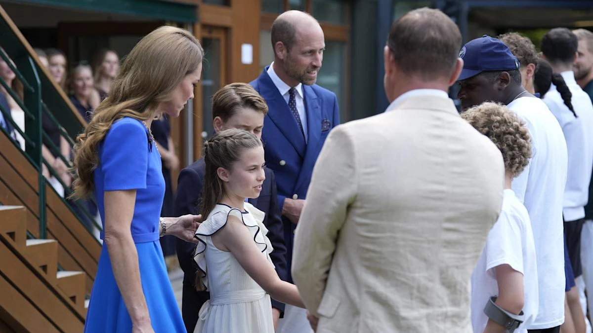 Kate praises ‘brave’ boy with cancer as royals visit Wimbledon