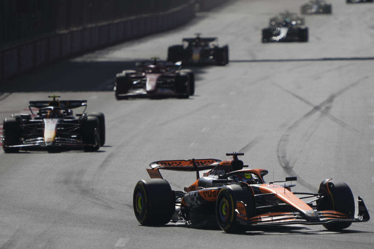 Lando Norris, Oscar Piastri and McLaren have a good day at Azerbaijan Grand Prix