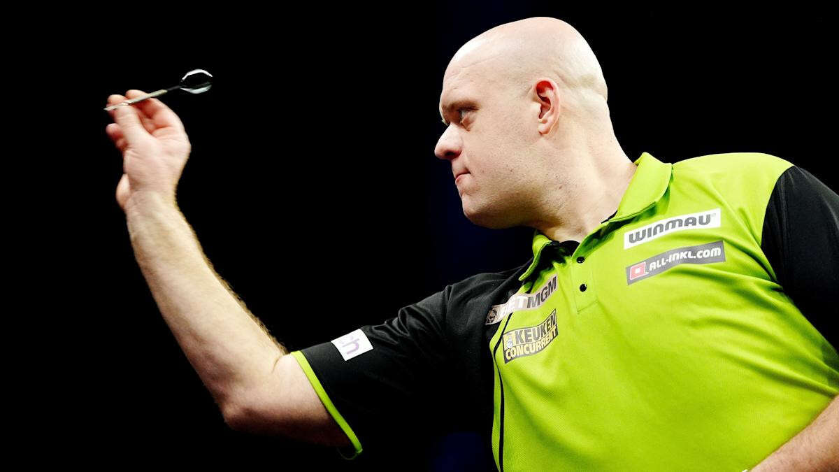 Michael van Gerwen comes from behind to beat Niko Springer at European Trophy