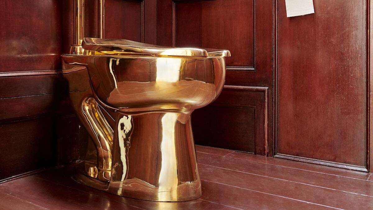 Two men guilty over theft of £4.75m golden toilet from Blenheim Palace