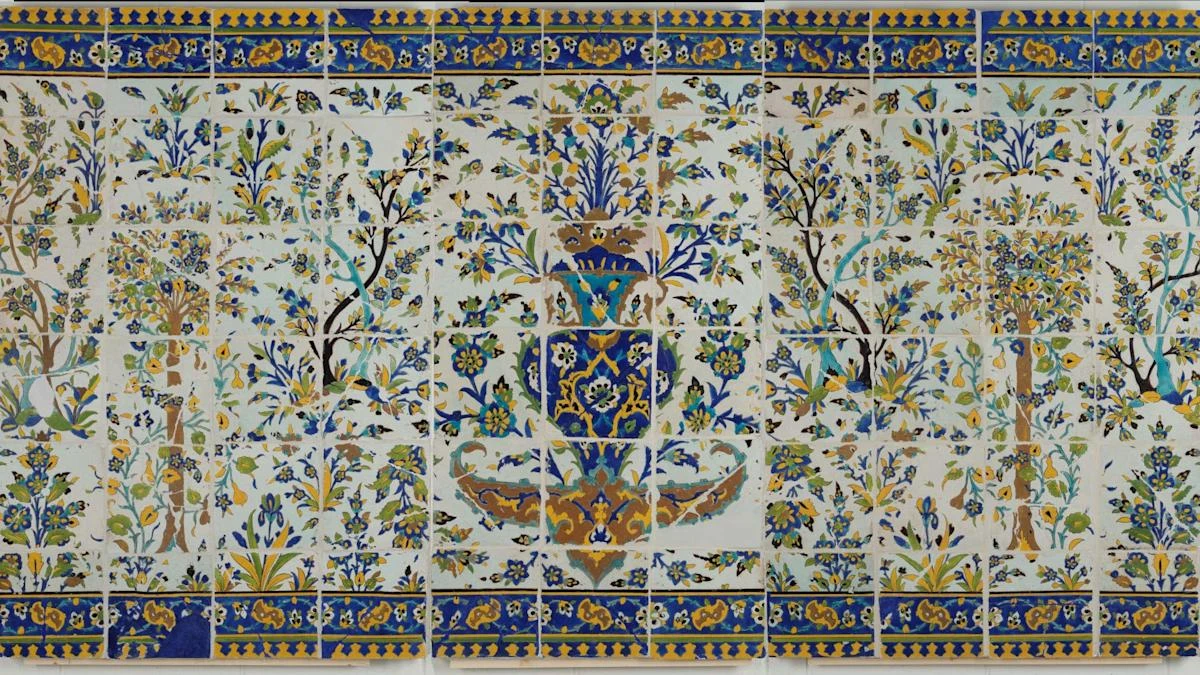 ‘Stunning’ tiles from Iranian palace going on display for first time in 20 years