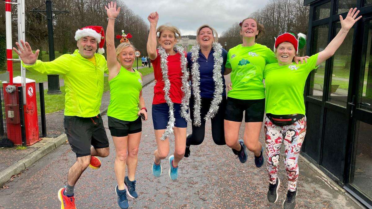 Christmas Day festive run at Stormont breaks course participation record