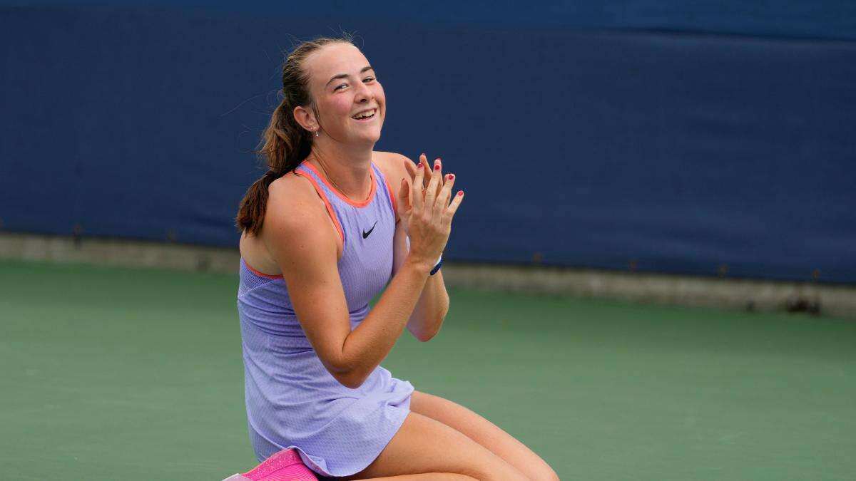 Mika Stojsavljevic’s US Open celebrations cut short by return to school