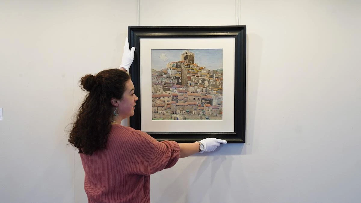 Charles Rennie Mackintosh watercolour of French village to be sold at auction