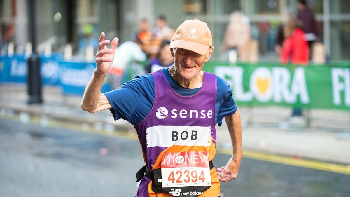 Age not a barrier to exercise says octogenarian running his 28th London Marathon