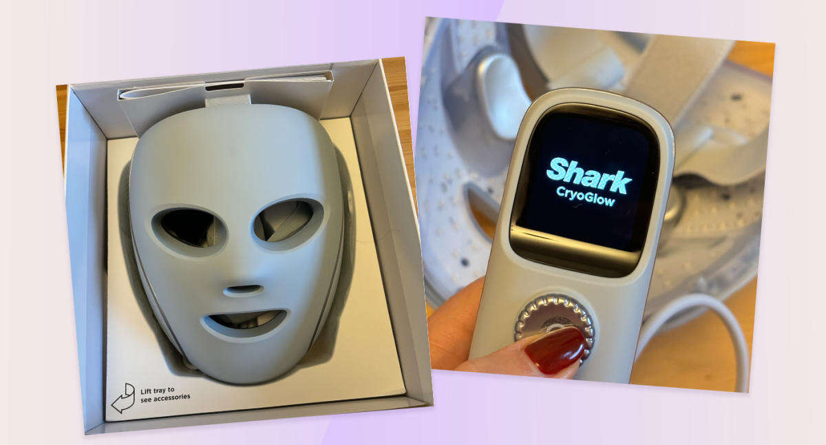 I tested Shark's brand-new CryoGlow LED Mask