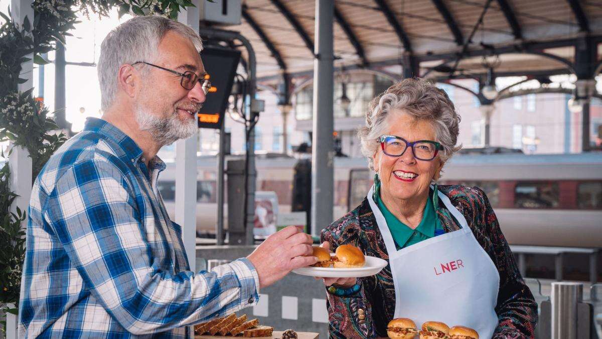 Prue Leith hails transformation of ‘lacklustre’ train food