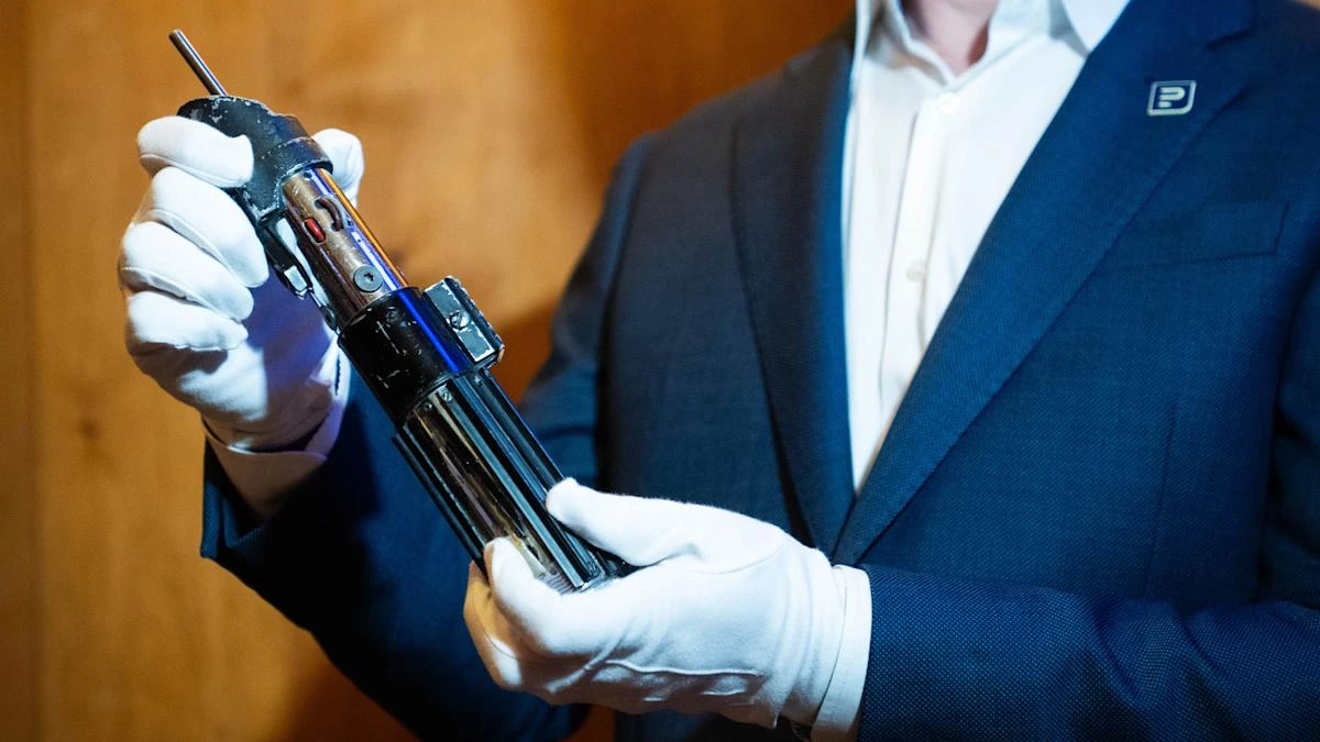 Darth Vader lightsaber prop sells for £2.7m at auction
