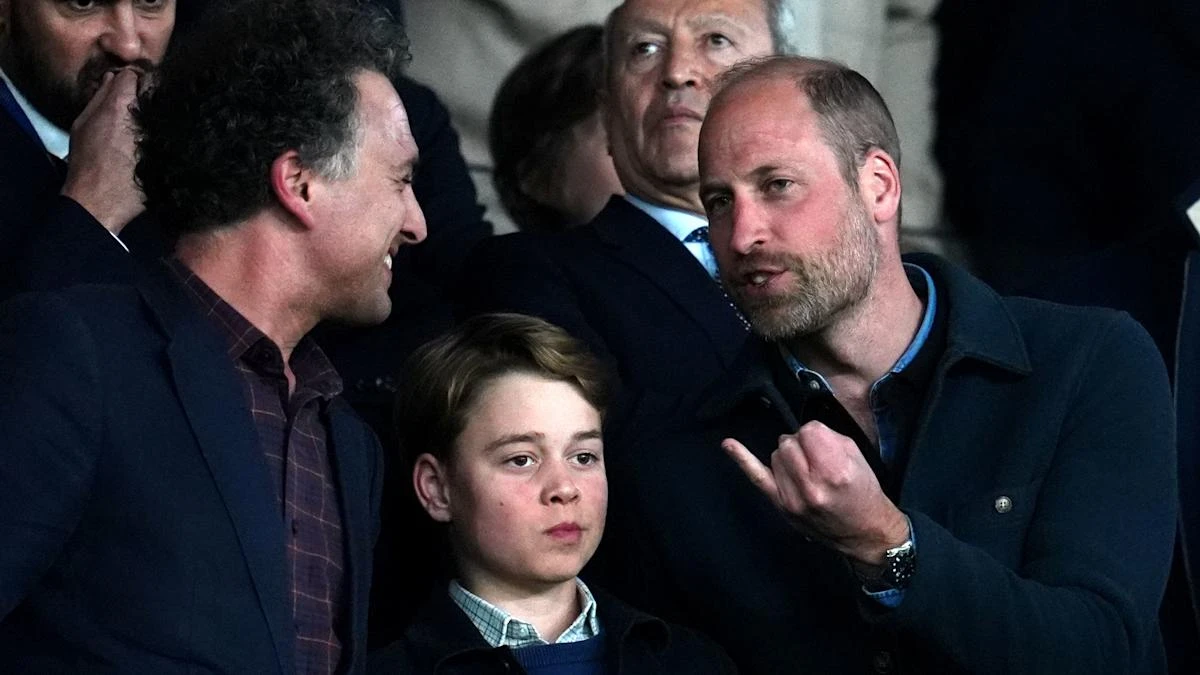 Bringing George to Villa match in Paris is a big deal, William tells pundits