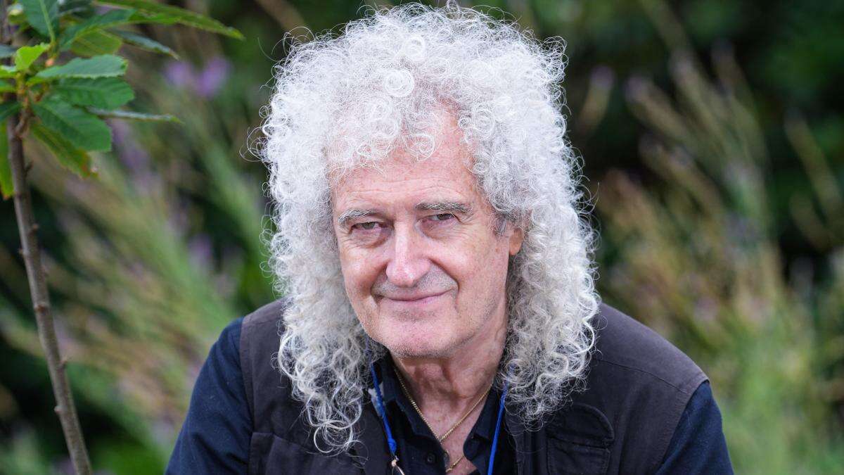 Anita Dobson says Brian May ‘taking each day as it comes’ during stroke recovery