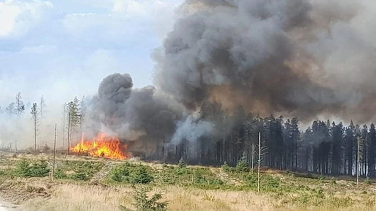 Fire crews from across country arrive in North Yorkshire to fight moorland blaze