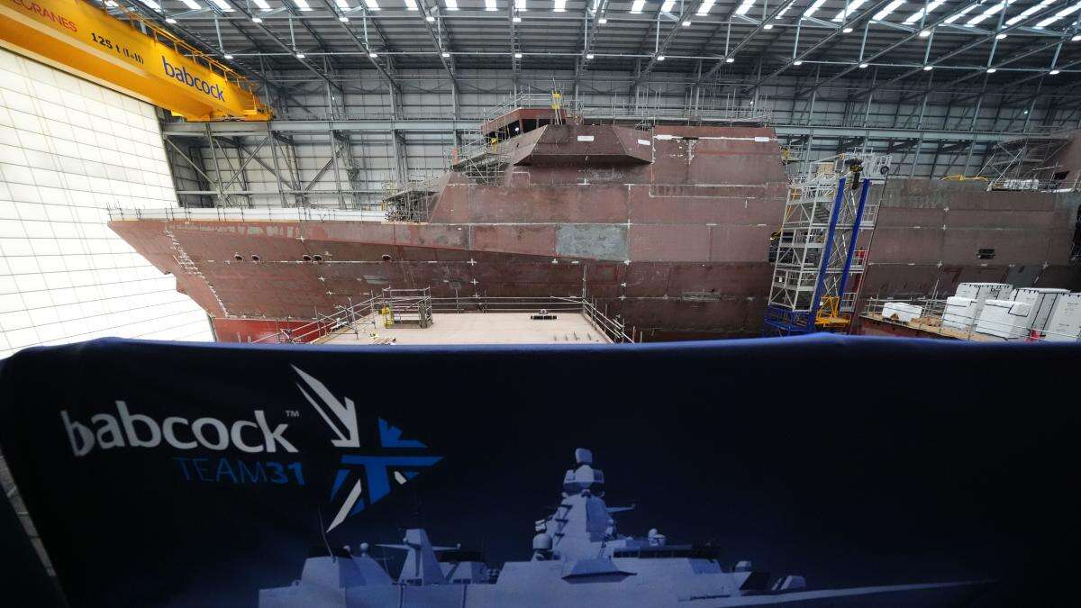 Steel cut in ‘milestone’ moment for Royal Navy warship programme