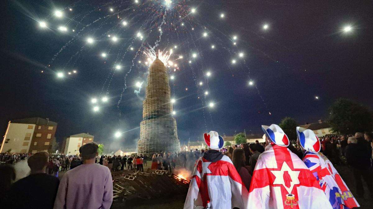 Hundreds of bonfires to be lit in loyalist areas of Northern Ireland