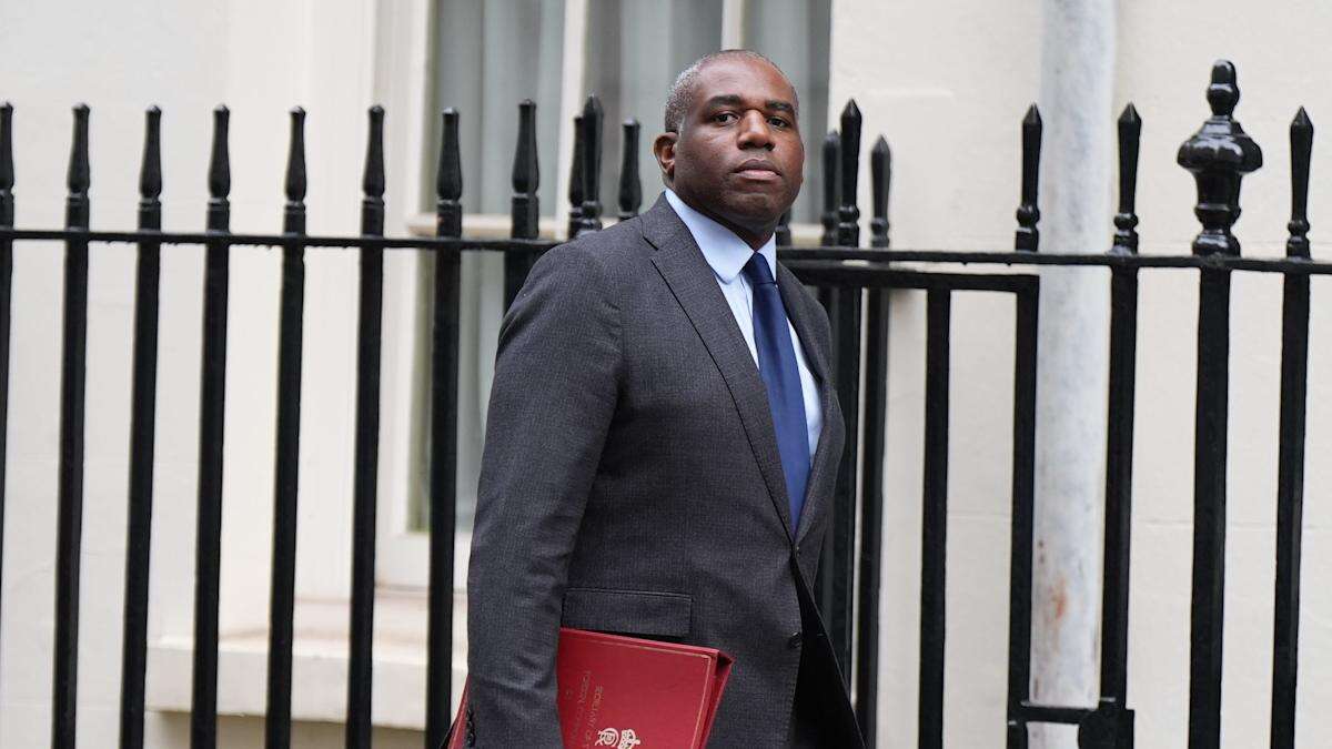 David Lammy met JD Vance over the weekend, Commons told