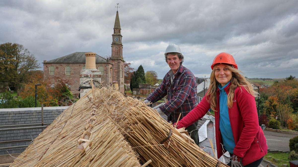 Restoration gets underway of thatched building linked to Robert Burns