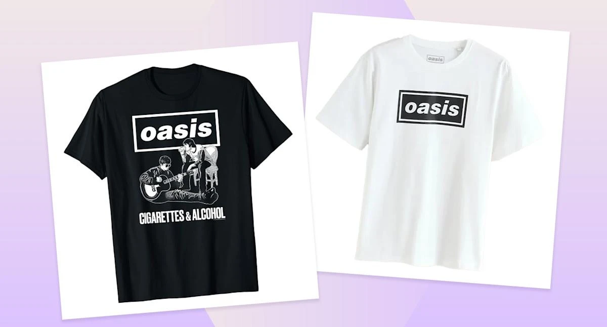 Be quick to bag these fast-selling Oasis T-shirts