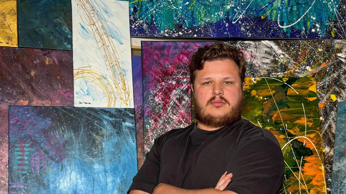Gamble to become a full-time artist pays off with debut exhibition