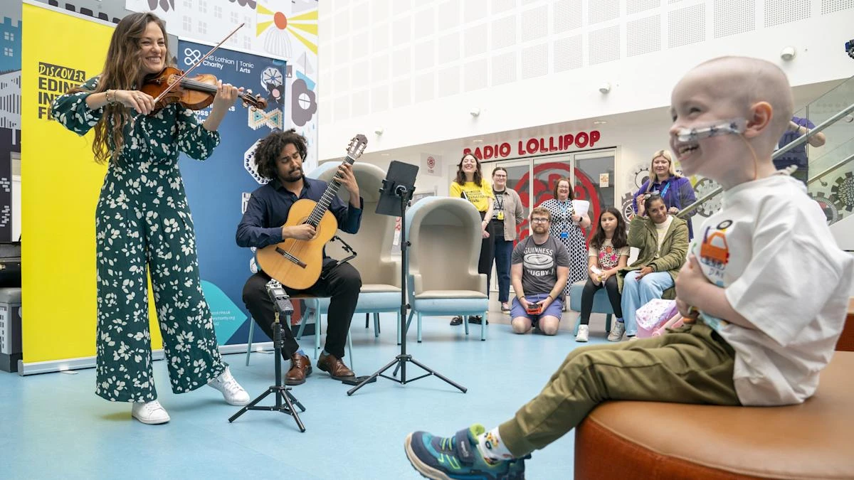 Nicola Benedetti takes festival experience to patients with hospital performance
