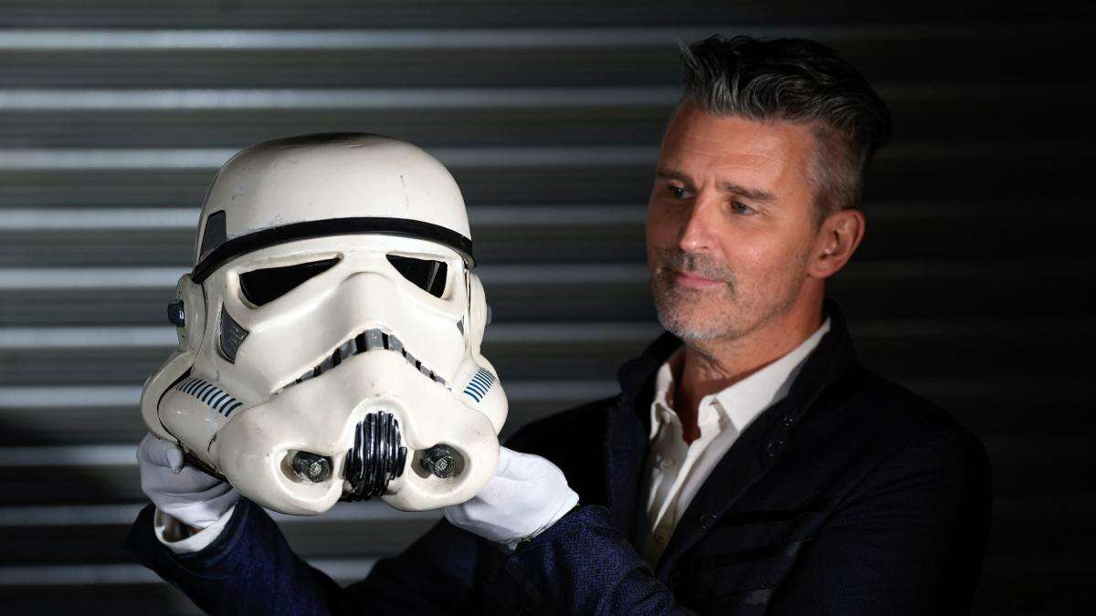 Stormtrooper helmet could fetch up to £500,000 in movie memorabilia auction