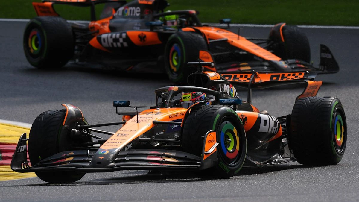 Oscar Piastri breezes past Lando Norris to claim Belgian Grand Prix victory