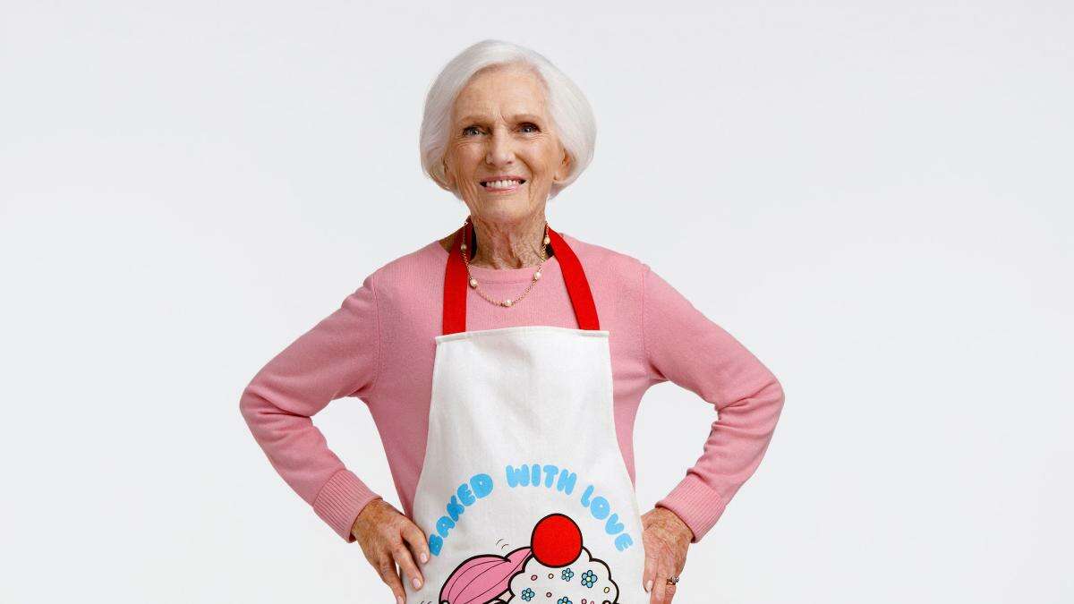 Mary Berry ‘delighted’ as she joins celebrities wearing Red Nose Day aprons