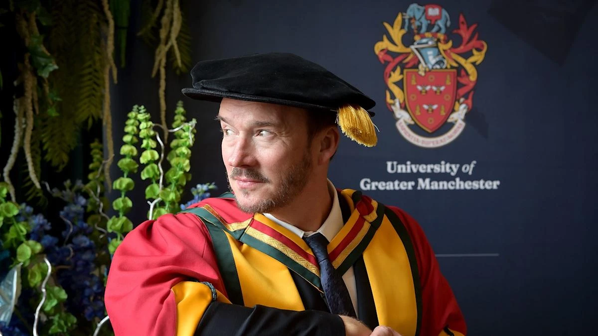 Tenor Russell Watson awarded honorary degree by University of Greater Manchester