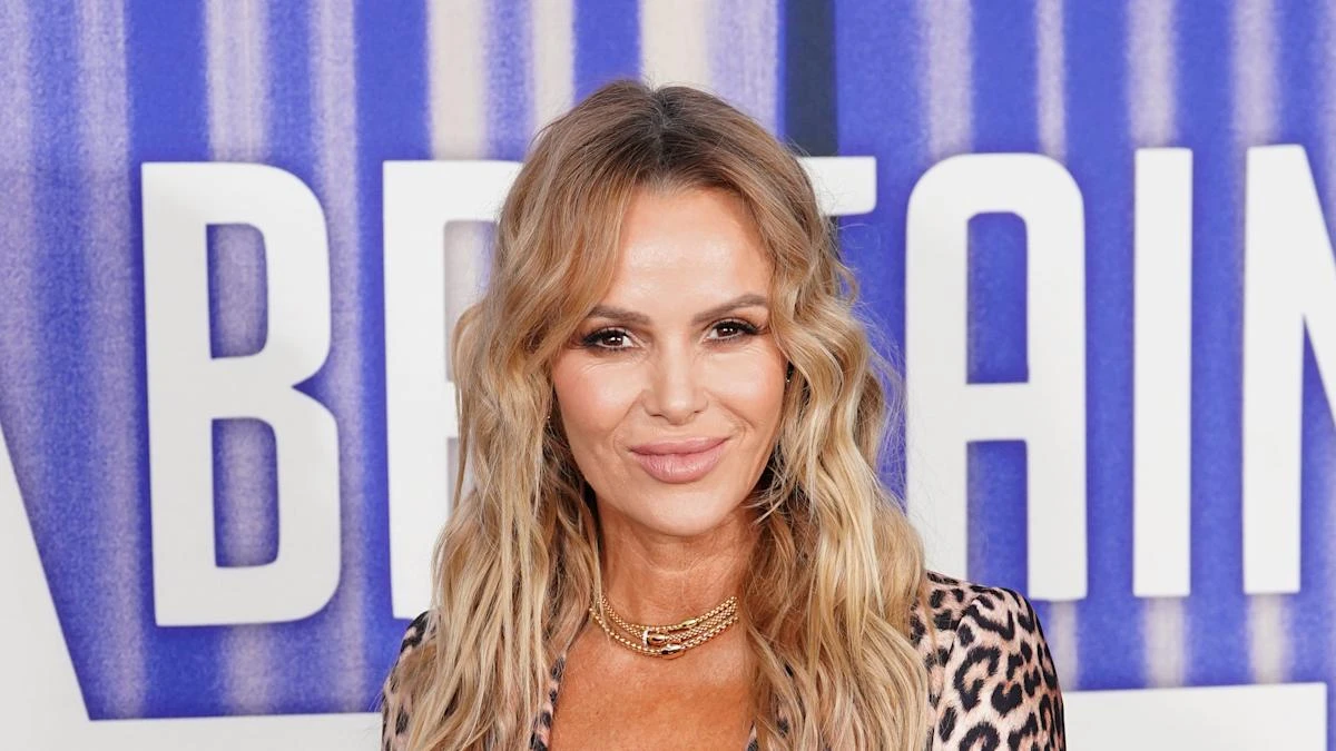 Amanda Holden did Zoom parents’ evening in swimming costume due to hot weather