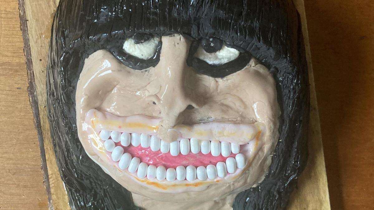 Man creates ‘crazy’ Claudia Winkleman caricature cake