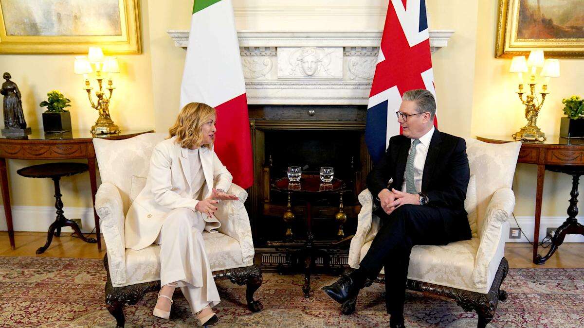 ‘The West must not divide’, Italy’s Meloni tells Starmer