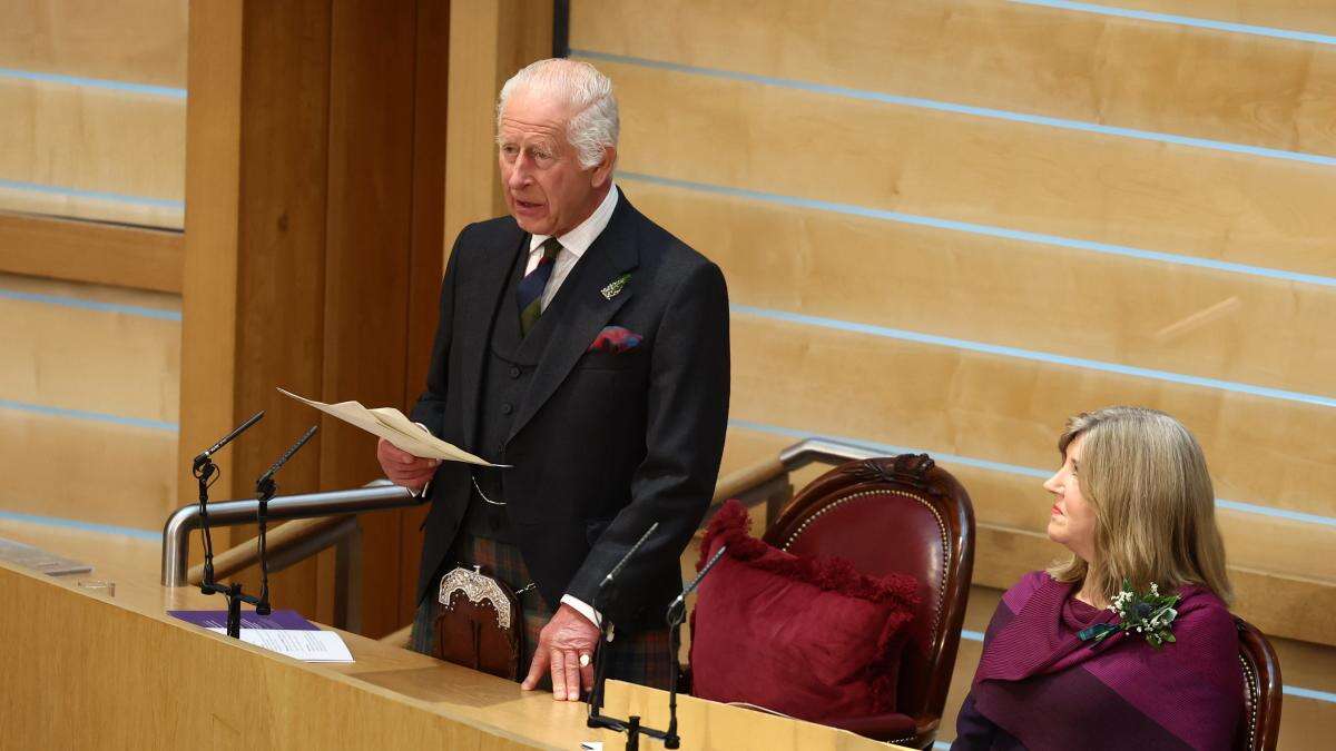 King warns of climate change dangers as he marks 25 years of Scottish Parliament