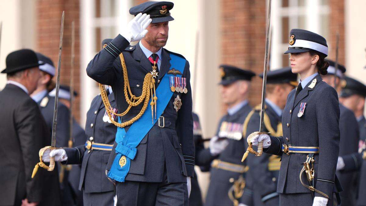 William warns of ‘future threats’ on visit to Royal Air Force College Cranwell